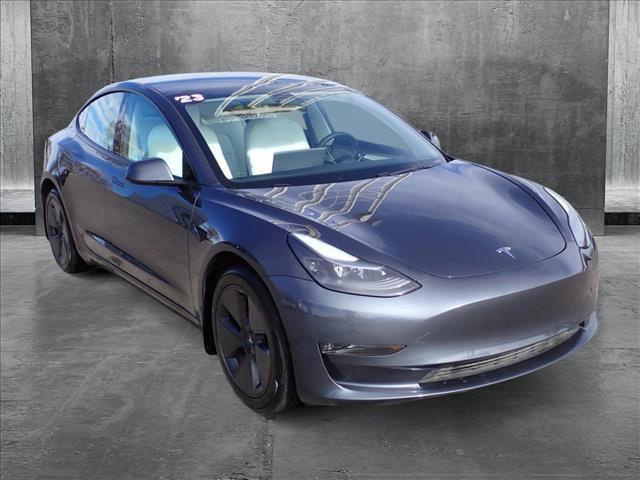 used 2023 Tesla Model 3 car, priced at $30,799