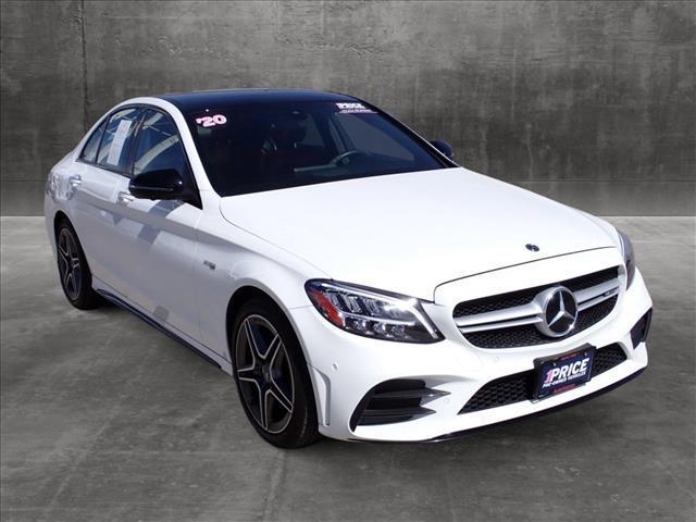 used 2020 Mercedes-Benz AMG C 43 car, priced at $46,599
