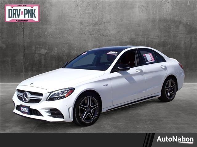 used 2020 Mercedes-Benz AMG C 43 car, priced at $44,999