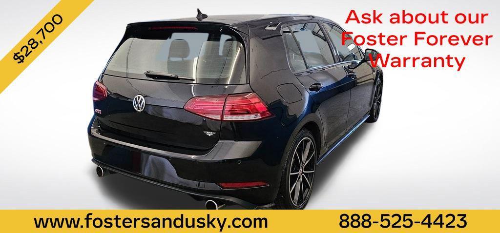 used 2021 Volkswagen Golf GTI car, priced at $28,600