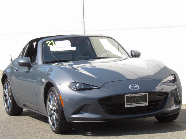 used 2021 Mazda MX-5 Miata RF car, priced at $25,552