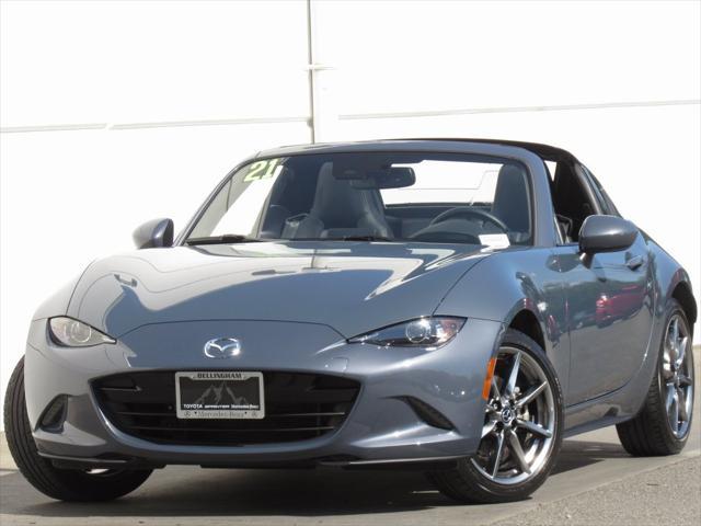 used 2021 Mazda MX-5 Miata RF car, priced at $25,552