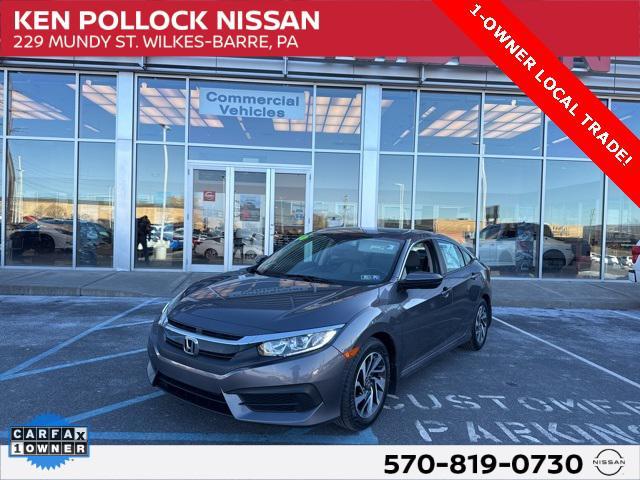 used 2016 Honda Civic car, priced at $17,495