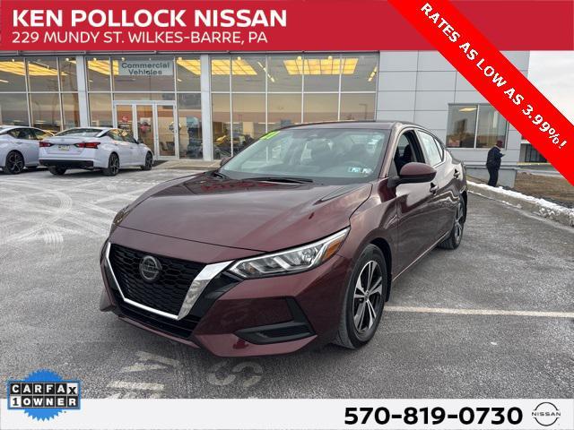 used 2021 Nissan Sentra car, priced at $19,989