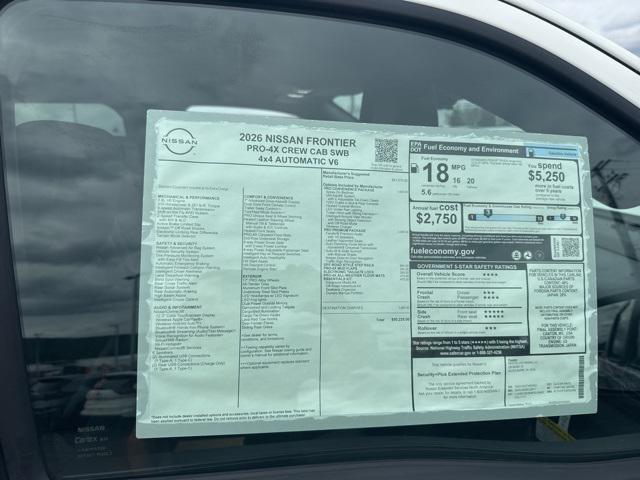 new 2026 Nissan Frontier car, priced at $45,792