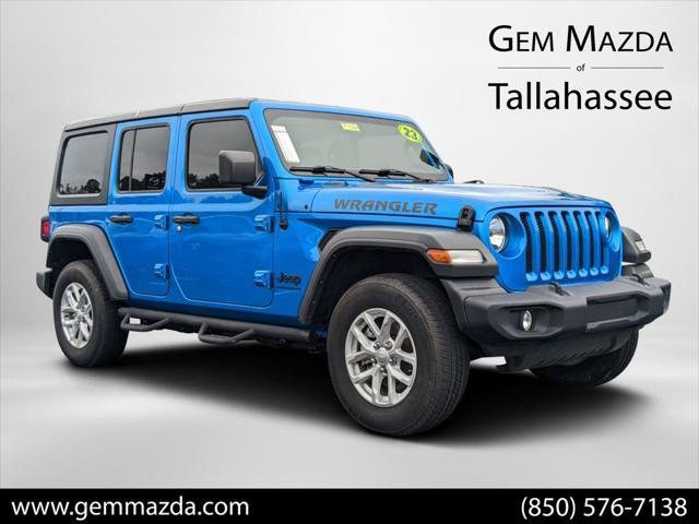 used 2023 Jeep Wrangler car, priced at $33,878