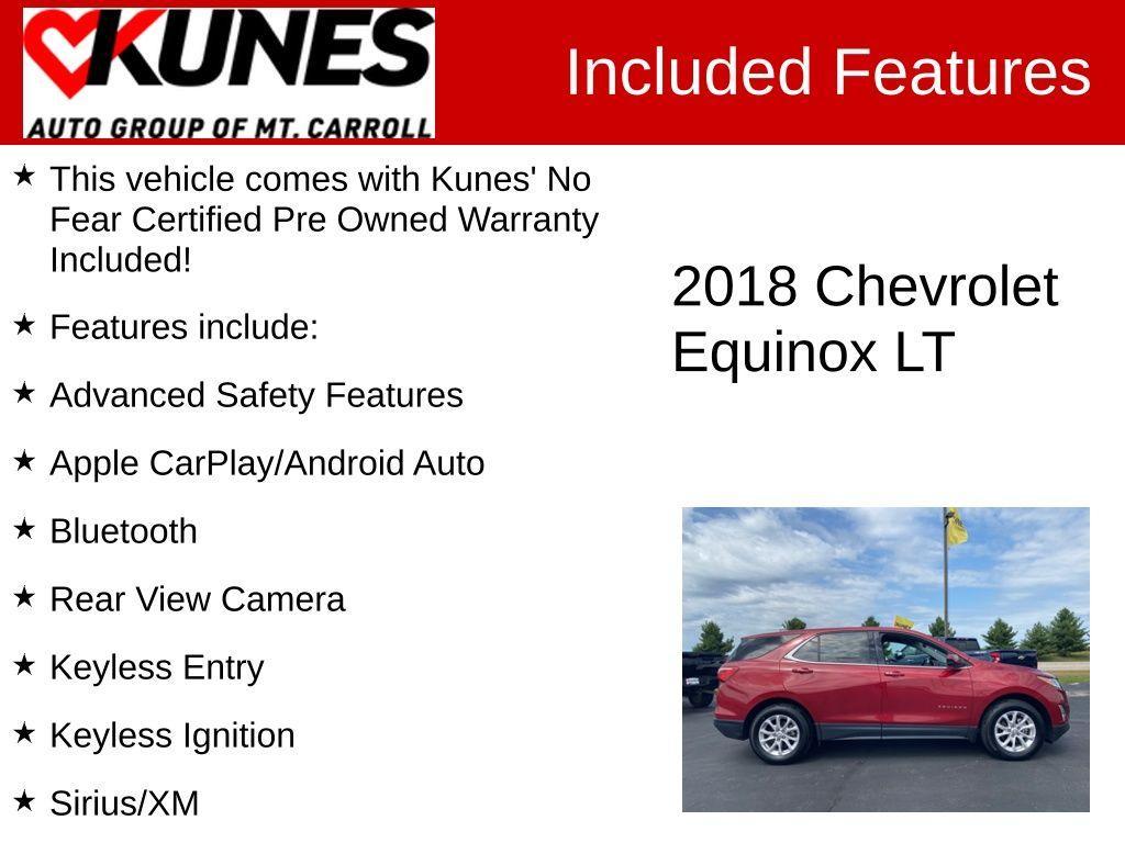 used 2018 Chevrolet Equinox car, priced at $15,241