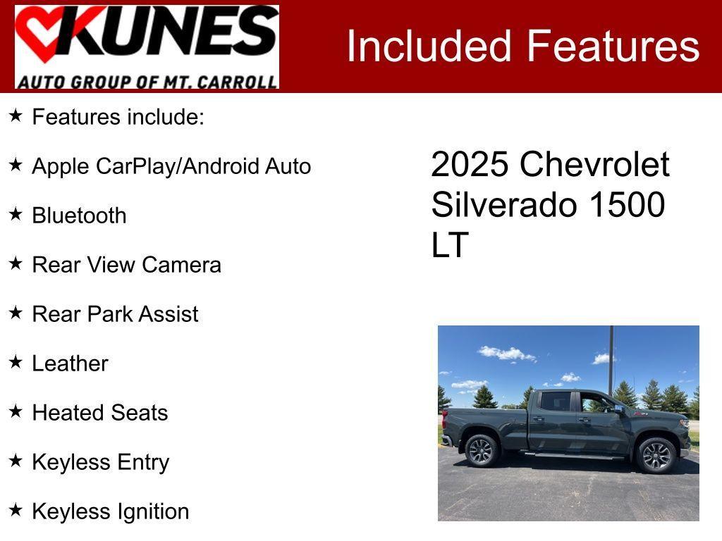 new 2025 Chevrolet Silverado 1500 car, priced at $59,625
