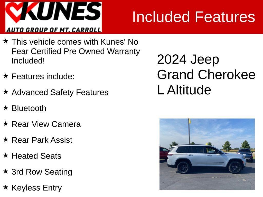 used 2024 Jeep Grand Cherokee L car, priced at $31,976