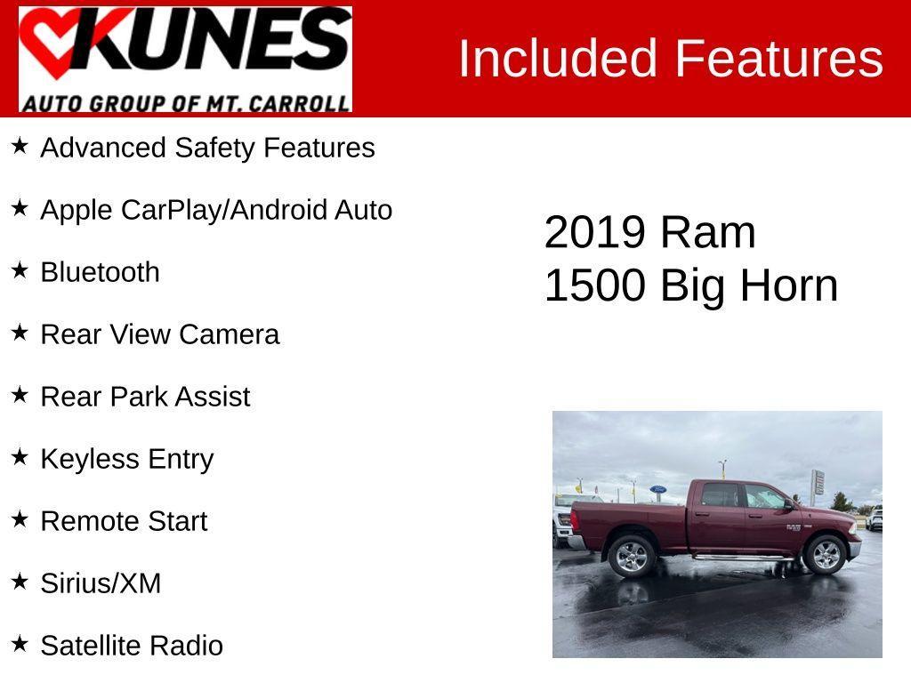used 2019 Ram 1500 Classic car, priced at $24,825