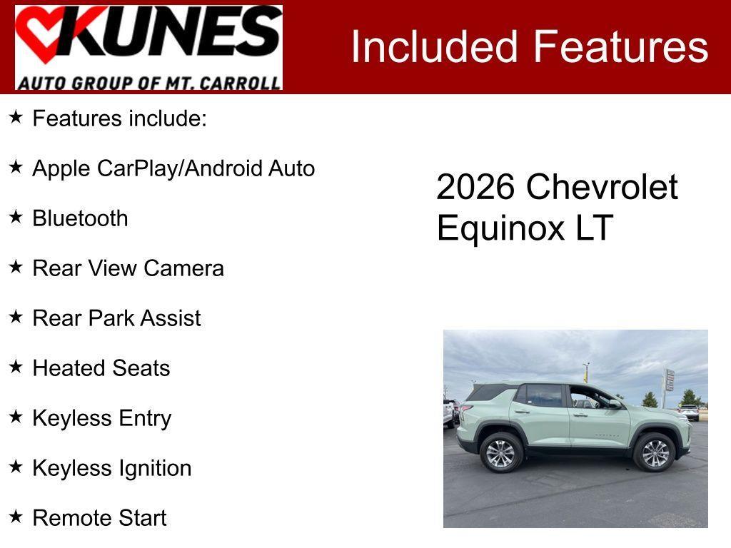 new 2026 Chevrolet Equinox car, priced at $30,820