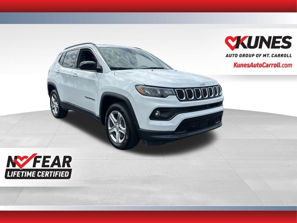 used 2023 Jeep Compass car, priced at $18,477