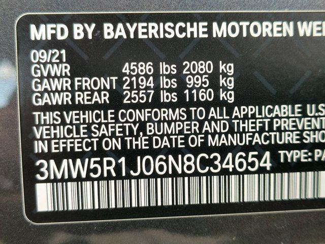 used 2022 BMW 330 car, priced at $35,790