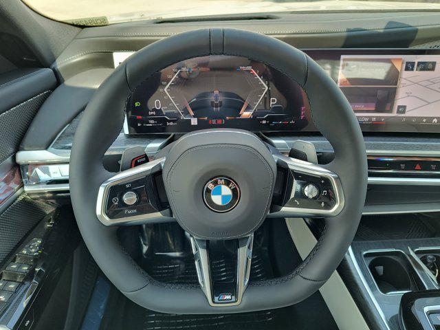 new 2025 BMW 740 car, priced at $110,605