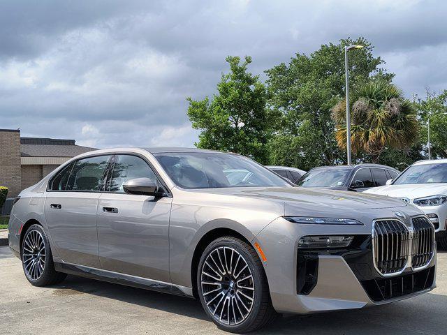 new 2025 BMW 740 car, priced at $110,605