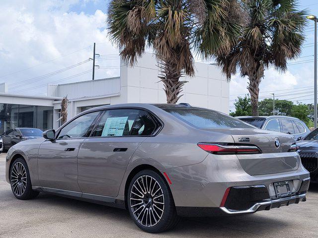 new 2025 BMW 740 car, priced at $110,605