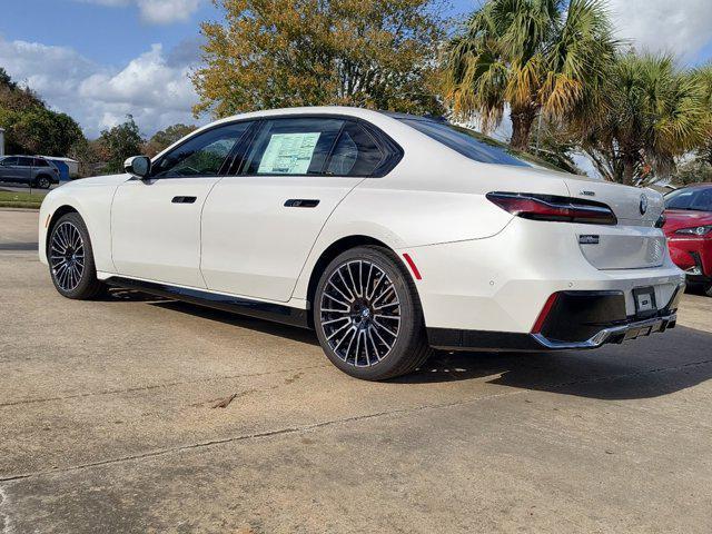 new 2025 BMW 740 car, priced at $113,125