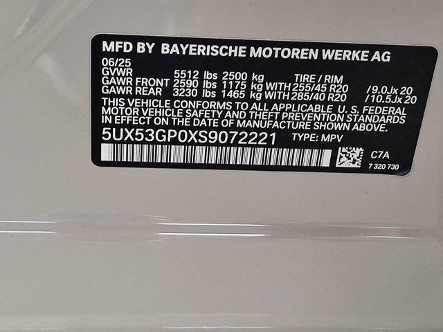 new 2025 BMW X3 car, priced at $60,930
