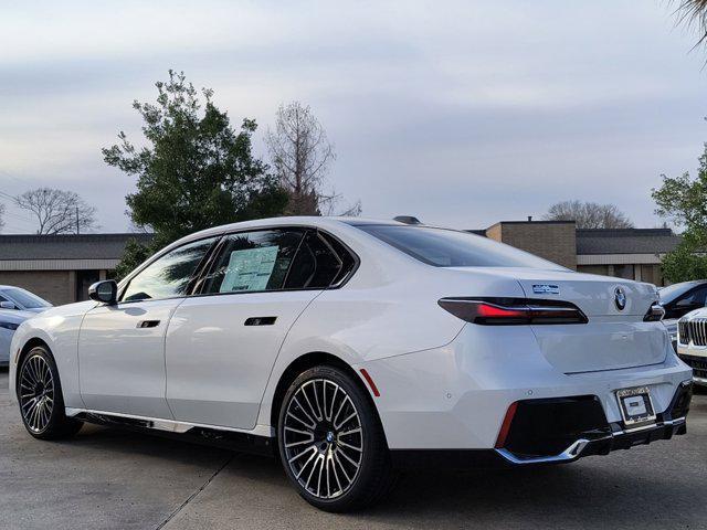 new 2025 BMW 740 car, priced at $110,500