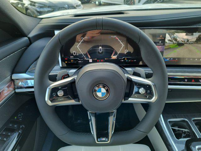 new 2025 BMW 740 car, priced at $110,500