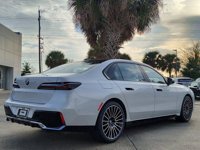 new 2025 BMW 740 car, priced at $110,500
