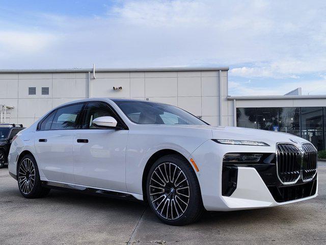 new 2025 BMW 740 car, priced at $110,500