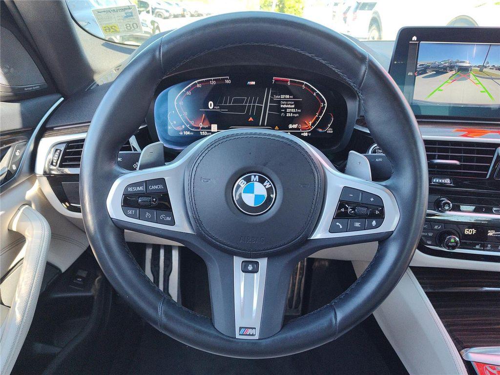 used 2022 BMW 530 car, priced at $38,670