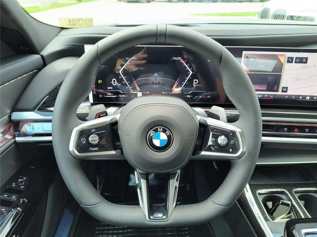new 2025 BMW 740 car, priced at $110,975