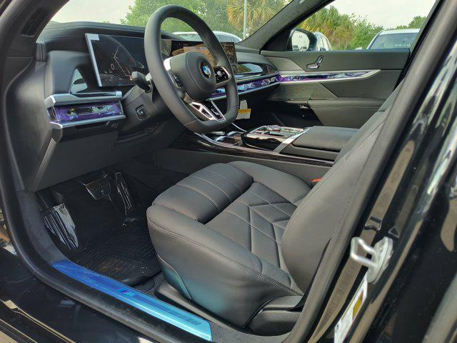 new 2025 BMW 740 car, priced at $112,255