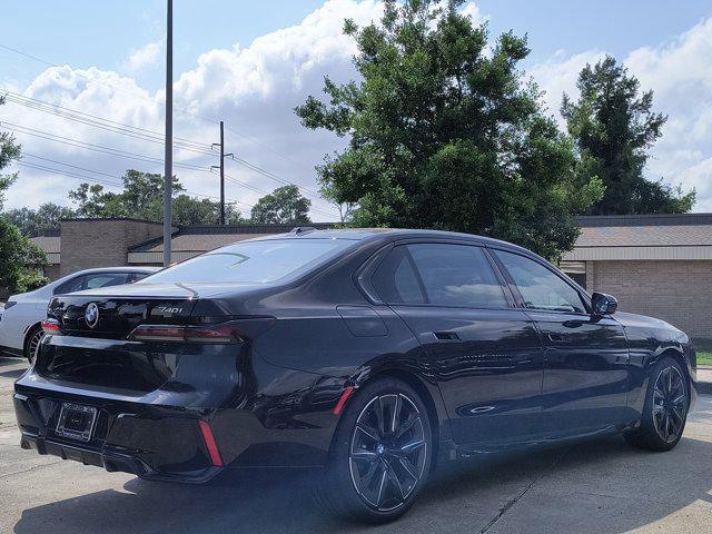 new 2025 BMW 740 car, priced at $112,255