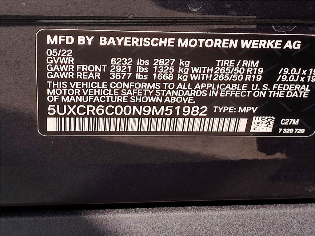 used 2022 BMW X5 car, priced at $38,970