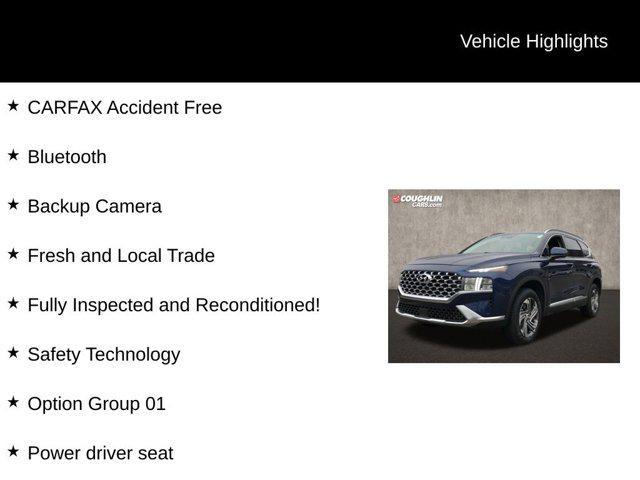 used 2021 Hyundai Santa Fe car, priced at $20,531