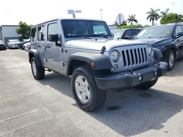 used 2017 Jeep Wrangler Unlimited car, priced at $21,990