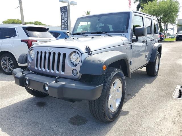 used 2017 Jeep Wrangler Unlimited car, priced at $21,990
