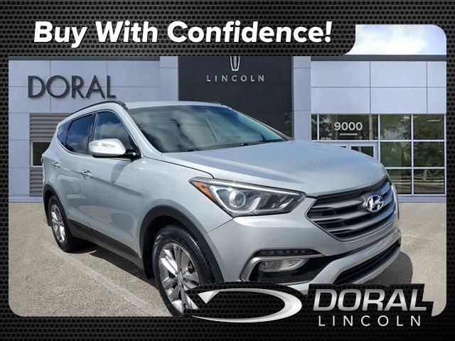 used 2018 Hyundai Santa Fe Sport car, priced at $12,990