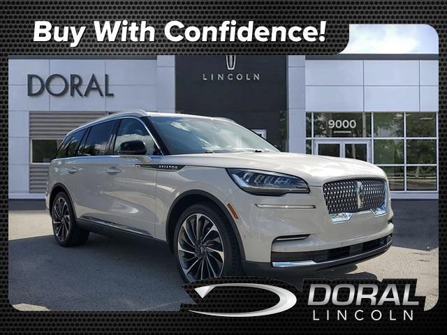 used 2022 Lincoln Aviator car, priced at $31,990