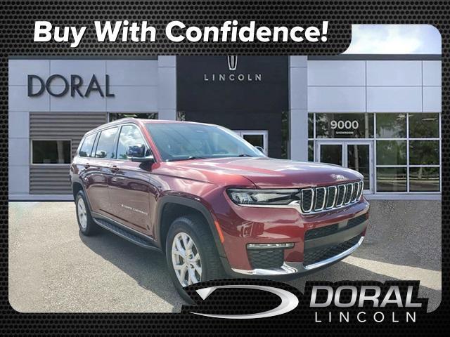 used 2022 Jeep Grand Cherokee L car, priced at $30,990