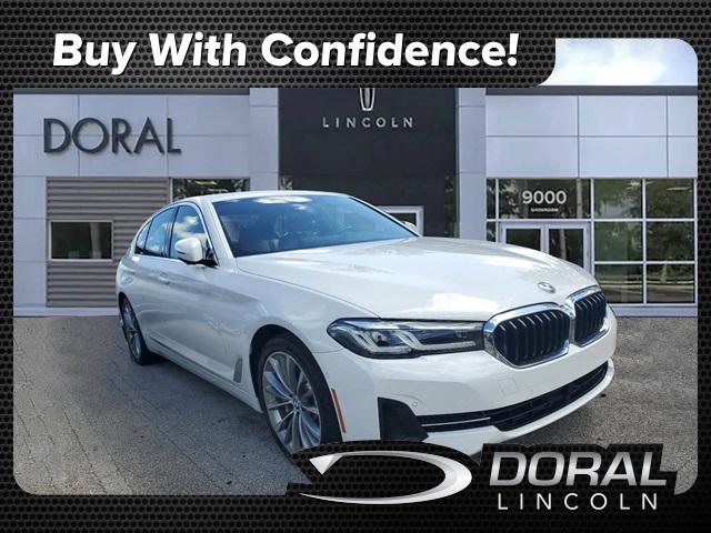 used 2021 BMW 530 car, priced at $23,990