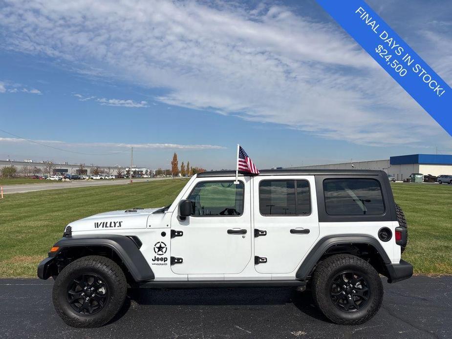 used 2021 Jeep Wrangler Unlimited car, priced at $24,500