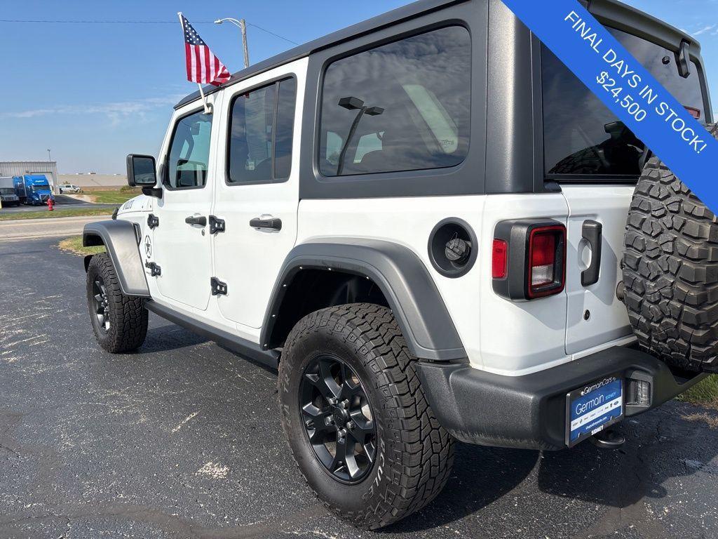 used 2021 Jeep Wrangler Unlimited car, priced at $24,500