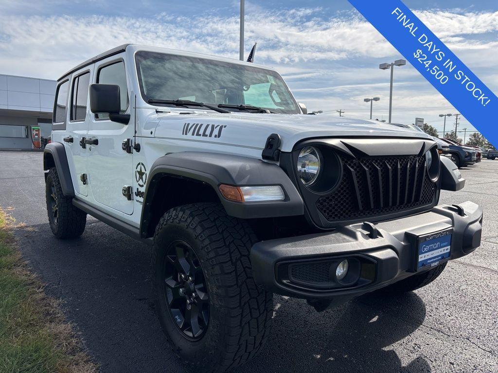 used 2021 Jeep Wrangler Unlimited car, priced at $24,500