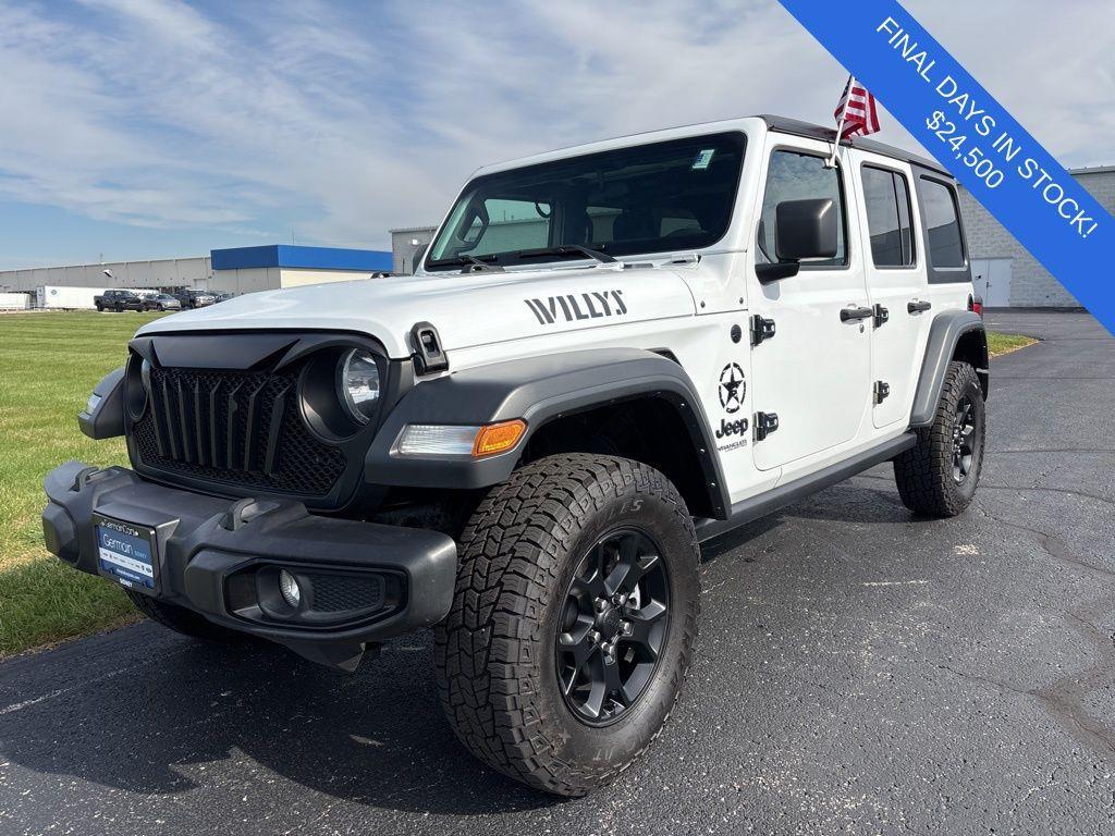 used 2021 Jeep Wrangler Unlimited car, priced at $24,500