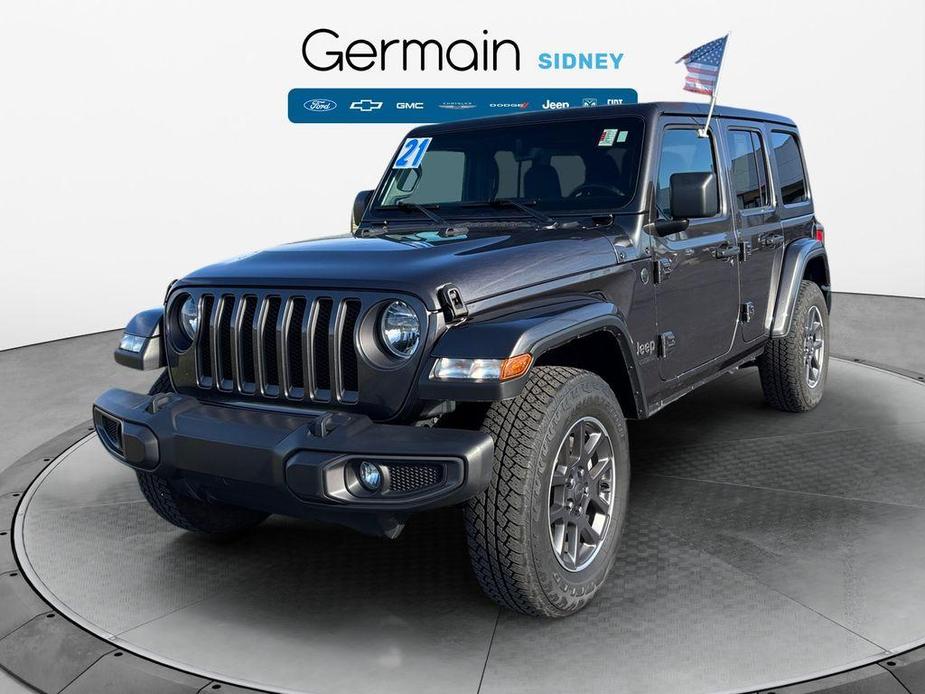 used 2021 Jeep Wrangler Unlimited car, priced at $34,299