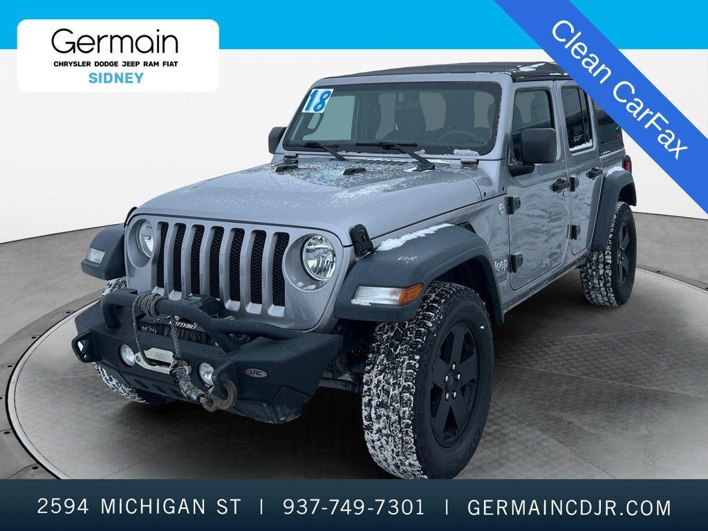 used 2018 Jeep Wrangler Unlimited car, priced at $22,320