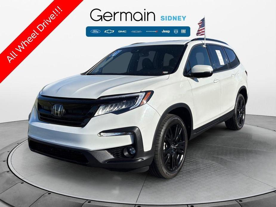 used 2021 Honda Pilot car, priced at $31,995