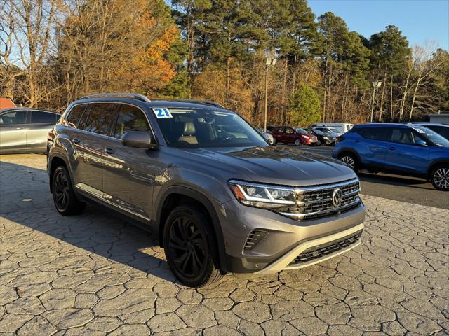 used 2021 Volkswagen Atlas car, priced at $27,737