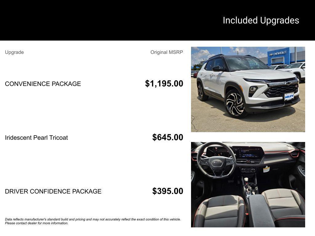 new 2026 Chevrolet TrailBlazer car, priced at $28,125