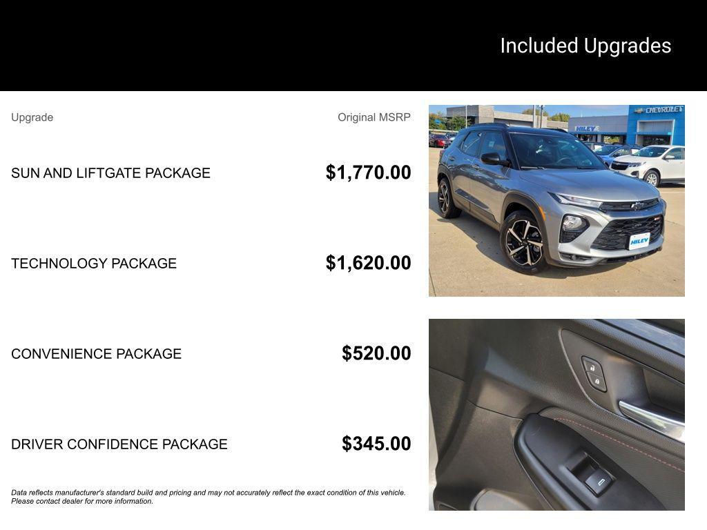 used 2023 Chevrolet TrailBlazer car, priced at $21,597