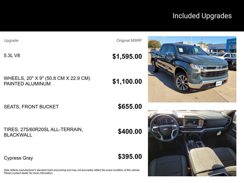 new 2025 Chevrolet Silverado 1500 car, priced at $42,120