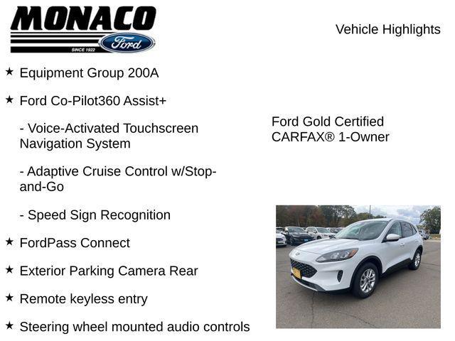 used 2021 Ford Escape car, priced at $17,988